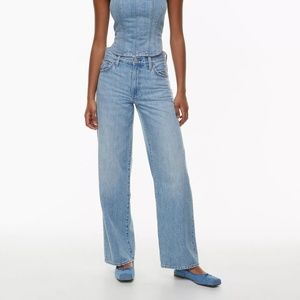 Denim Forum The '90s Winona Lo-Rise Wide Jean Low-rise wide-leg jeans 27 $110